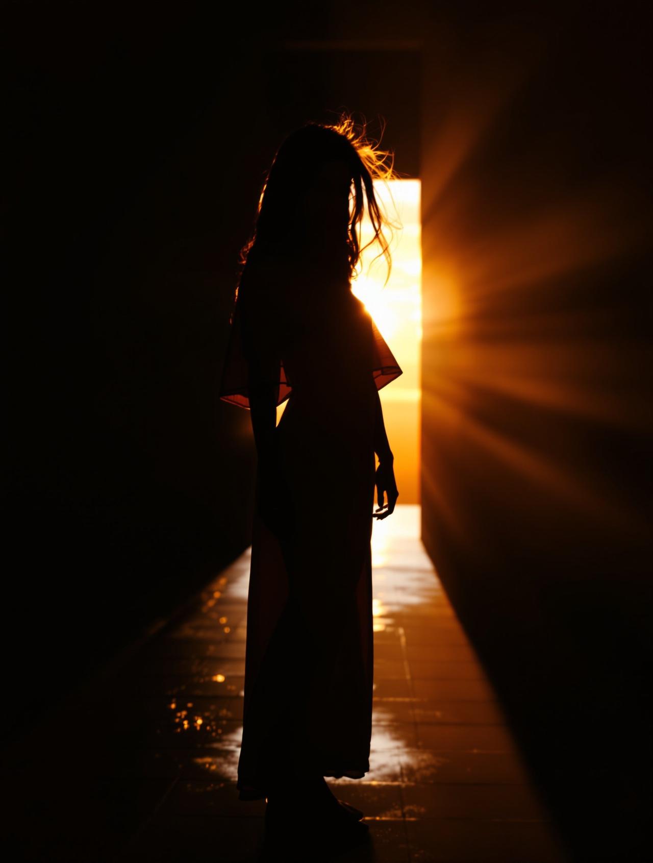 美女人体艺术写真短视频:山间晨雾