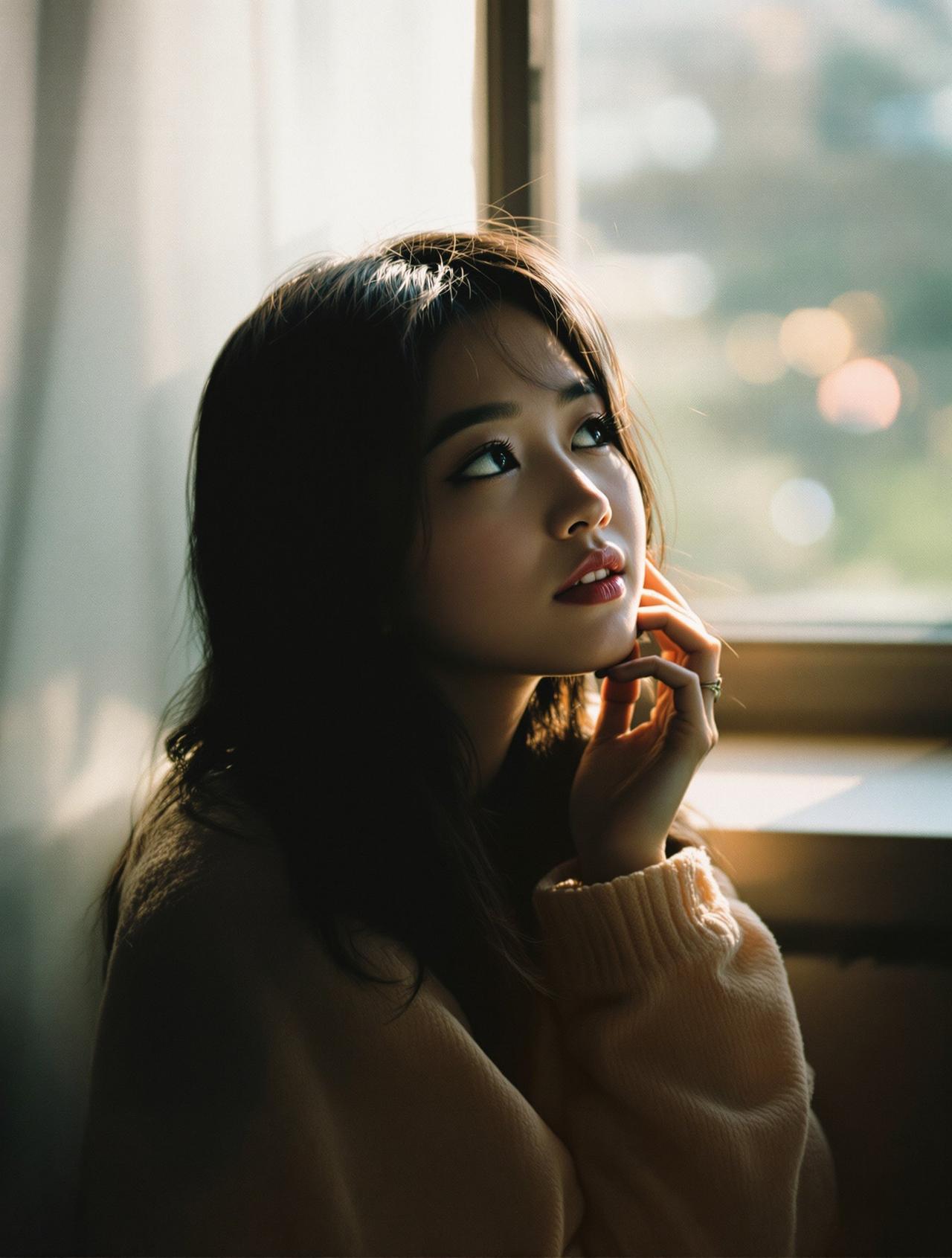 美女人体艺术写真精选:海边落日倩影
